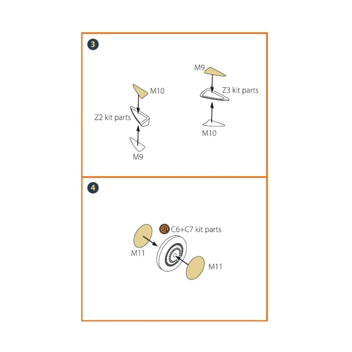 A5M4 Claude painting mask for CP kit CP72010, 1/72 - Clear Prop Acc... A5M4 Claude painting mask for CP kit CP72010, 1/72 - Clear Prop Acc...