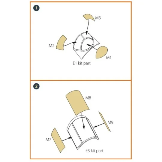 La-5 (early version) painting mask for CP kit CP72014, 1/72 - Clear... La-5 (early version) painting mask for CP kit CP72014, 1/72 - Clear...
