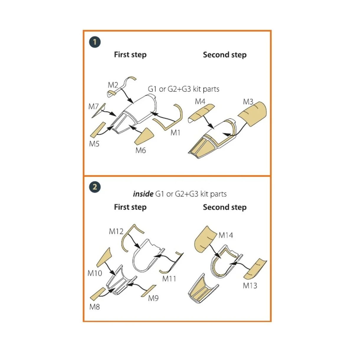 Mirage IIIC/IIICJ double-sided painting mask for Modelsvit kit, 1/7... Mirage IIIC/IIICJ double-sided painting mask for Modelsvit kit, 1/7...