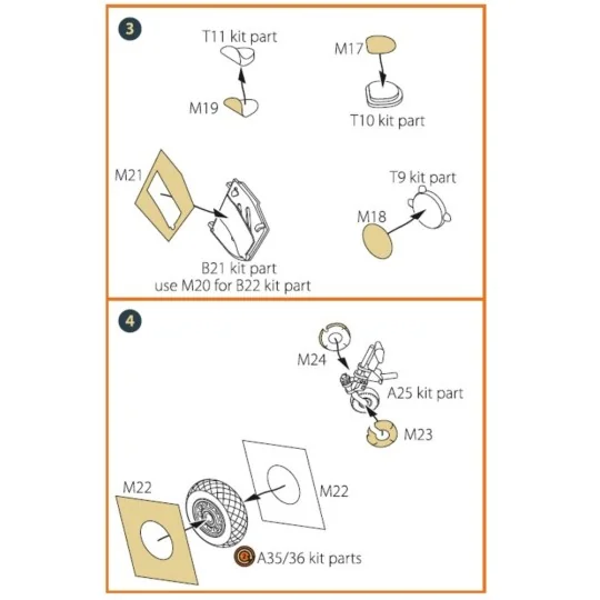 P-51B/C Mustang painting mask for Arma Hobby kits, 1/72 - Clear Pro... P-51B/C Mustang painting mask for Arma Hobby kits, 1/72 - Clear Pro...