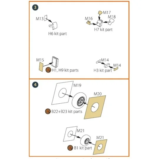 Mirage 2000C painting mask for Modelsvit kit 72073, 1/72 - Clear Pr...