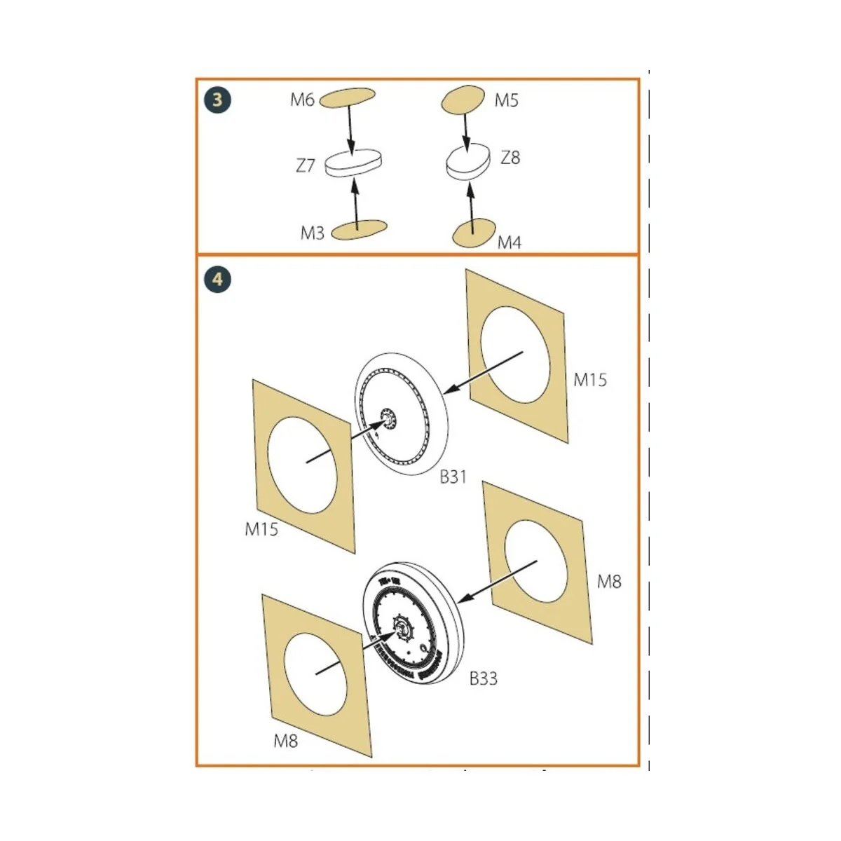 I-16 (early version) painting mask for CP kit, 1/72 - Clear Prop Ac...