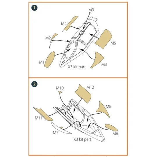 MiG-23ML, MLD, P, MLAE painting mask for CP kits, 1/72 - Clear Prop... MiG-23ML, MLD, P, MLAE painting mask for CP kits, 1/72 - Clear Prop...