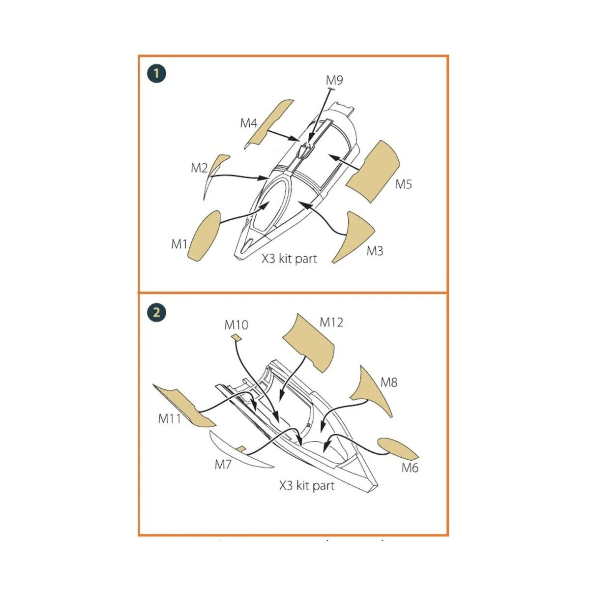 MiG-23ML, MLD, P, MLAE painting mask for CP kits, 1/72 - Clear Prop... MiG-23ML, MLD, P, MLAE painting mask for CP kits, 1/72 - Clear Prop...