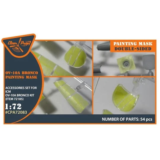 OV-10 A/D Bronko double-sided painting mask for ICM kits, 1/72 - Cl...