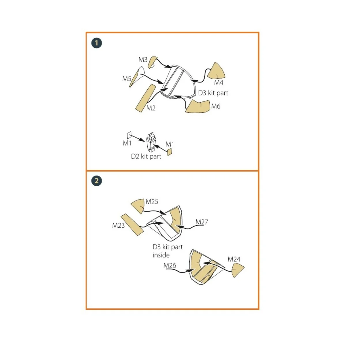 OV-10 A/D Bronko double-sided painting mask for ICM kits, 1/72 - Cl...