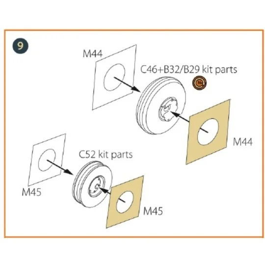 OV-10 A/D Bronko double-sided painting mask for ICM kits, 1/72 - Cl...