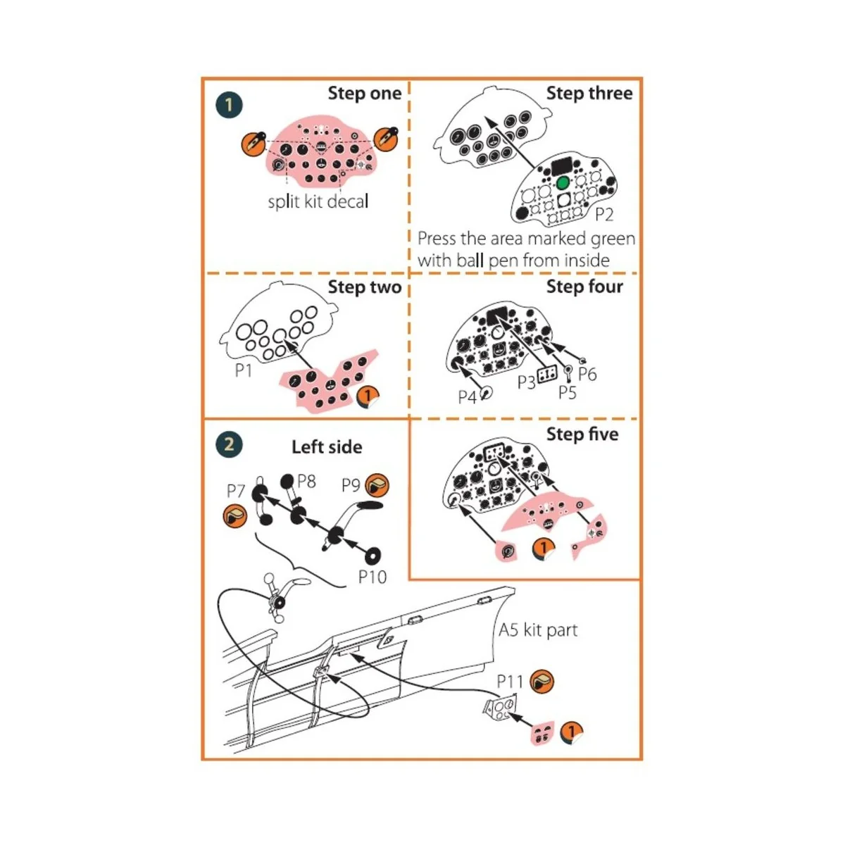 I-16 type 5 PE set for CP kits, 1/72 - Clear Prop Accessories CPA72084 I-16 type 5 PE set for CP kits, 1/72 - Clear Prop Accessories CPA72084