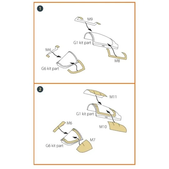 MiG-29 FULCRUM-A 9-12 late type double-sided painting mask for GWH ... MiG-29 FULCRUM-A 9-12 late type double-sided painting mask for GWH ...