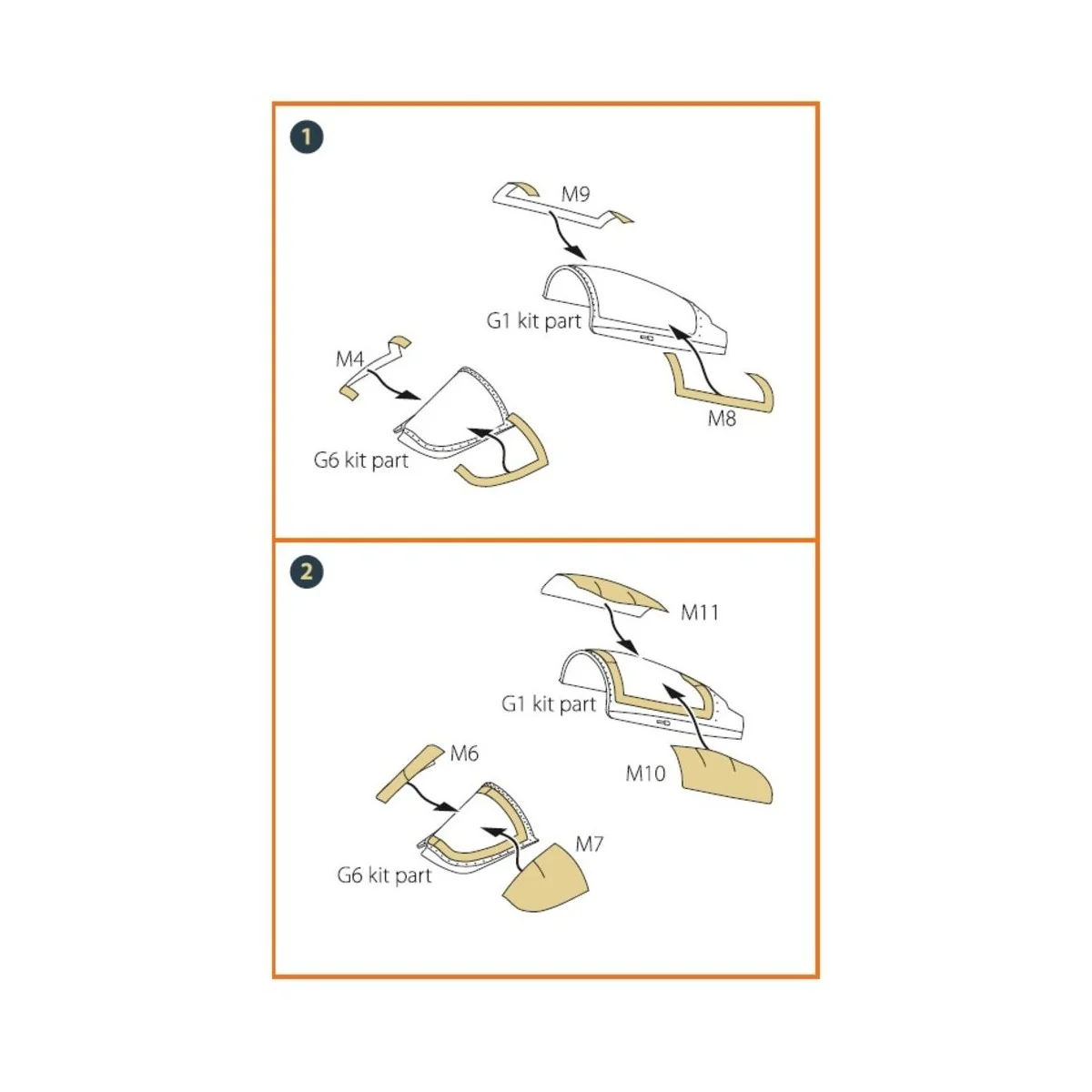 MiG-29 FULCRUM-A 9-12 late type double-sided painting mask for GWH ... MiG-29 FULCRUM-A 9-12 late type double-sided painting mask for GWH ...