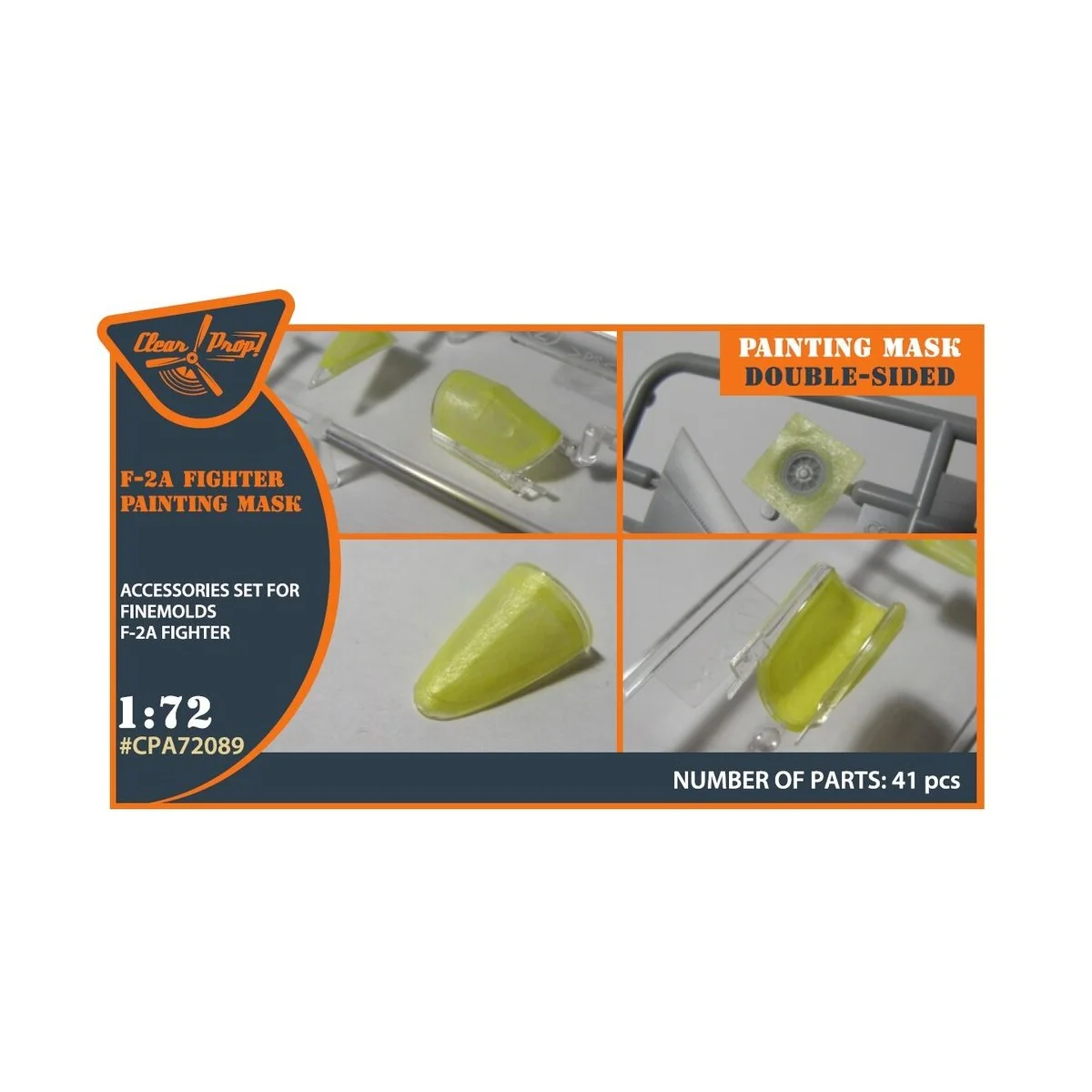 F-2A Fighter double-sided painting mask for Finemolds kits, 1/72 - ...