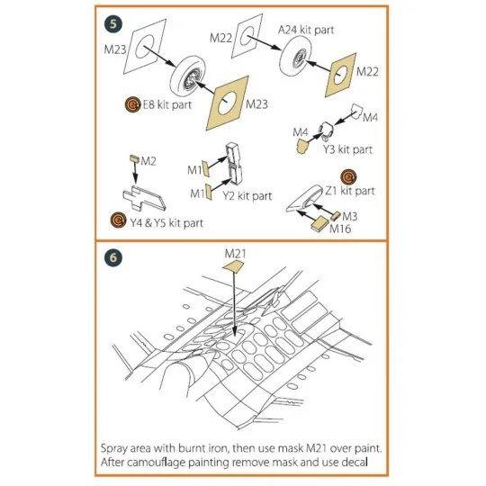 F-2A Fighter double-sided painting mask for Finemolds kits, 1/72 - ...