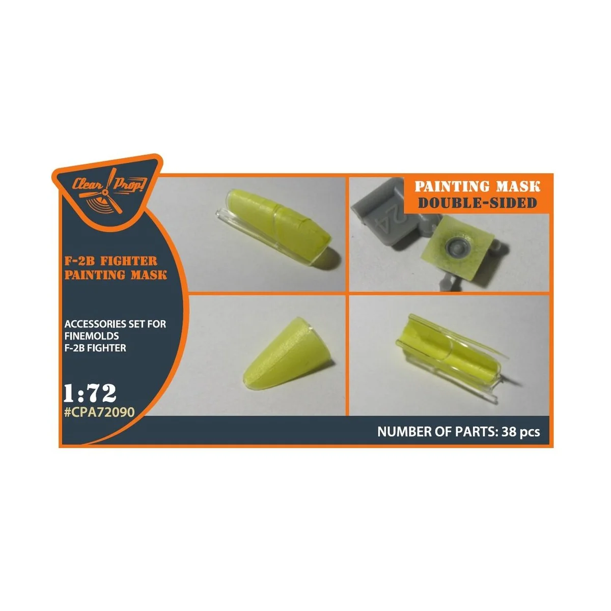 F-2B Fighter double-sided painting mask for Finemolds kits, 1/72 - ... F-2B Fighter double-sided painting mask for Finemolds kits, 1/72 - ...