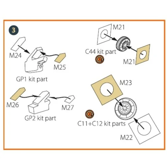 Mirage-2000N double-sided painting mask for Dream Model kits, 1/72 ...