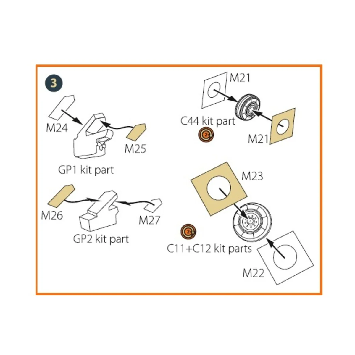 Mirage-2000N double-sided painting mask for Dream Model kits, 1/72 ...
