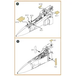 MiG-23ML, MLD, P, MLAE Exterior painting mask for CP kits, 1/72 - C...