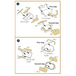 Jaguar A/GR.1/GR.3 painting mask for Italeri/Revell/Tamiya kits, 1/...
