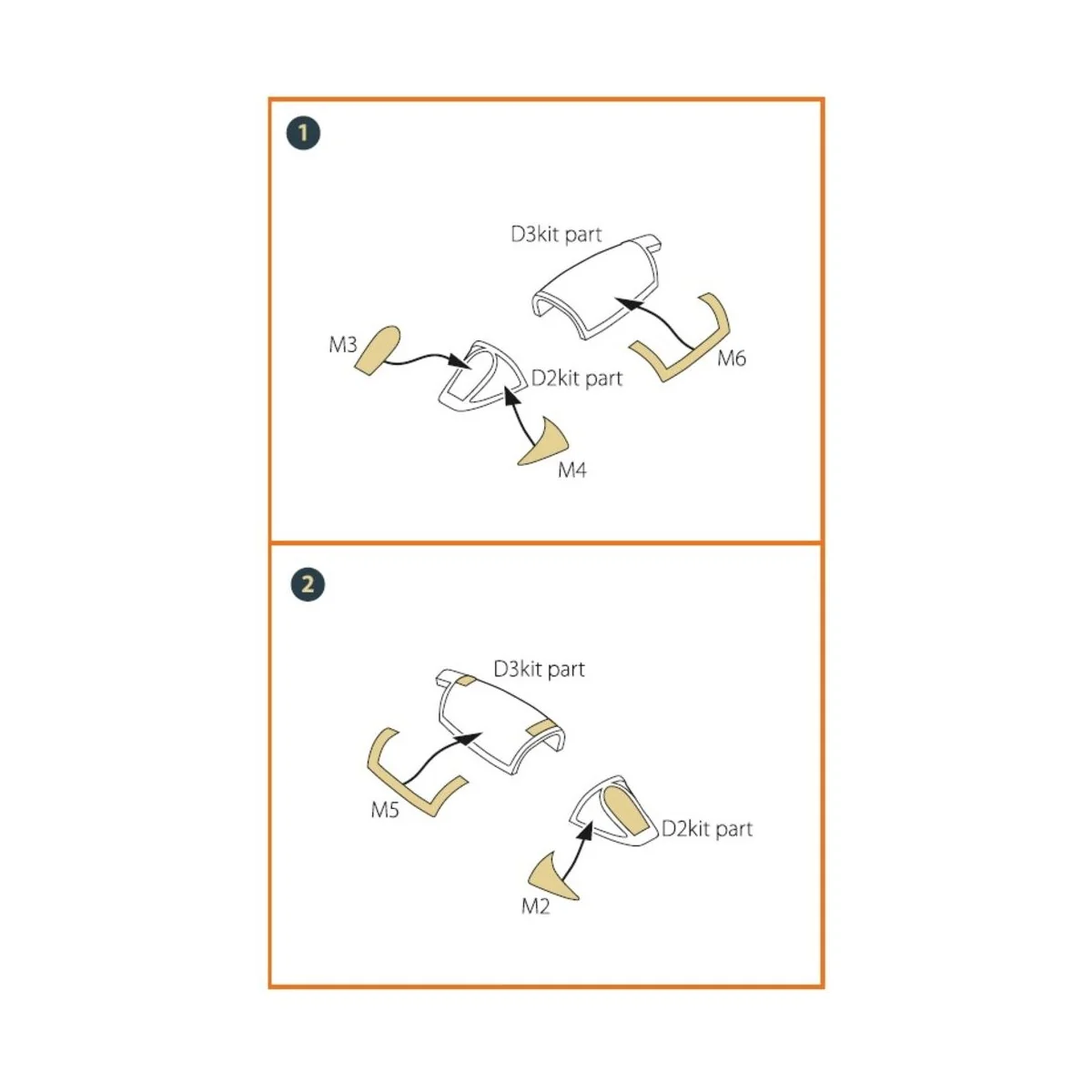 G.91R painting mask for MENG kits, 1/72 - Clear Prop Accessories CP...