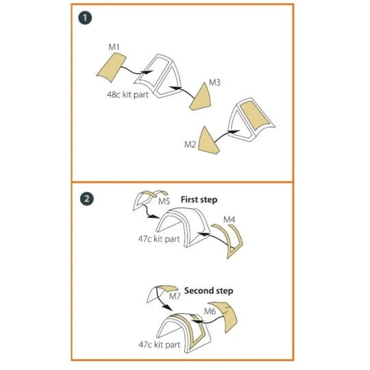 F4U-4B/7 Corsair painting mask for Italeri kits, 1/72 - Clear Prop ... F4U-4B/7 Corsair painting mask for Italeri kits, 1/72 - Clear Prop ...