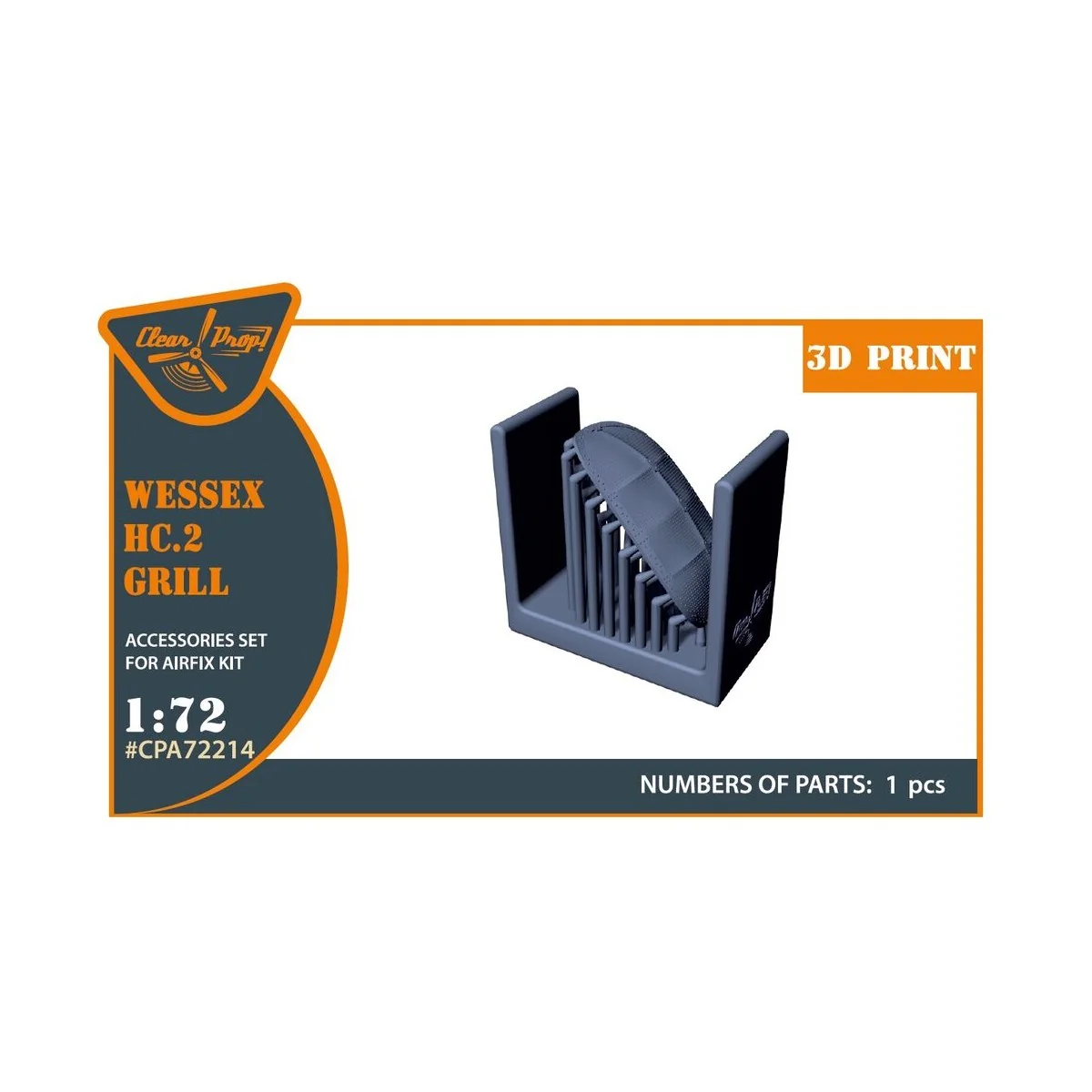 EMB-145 painting mask for A-model kits, 1/72 - Clear Prop Accessori...