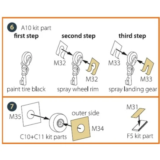 Me-410 B-1/U2/U4/R4 painting mask for Finemolds kits, 1/72 - Clear ...