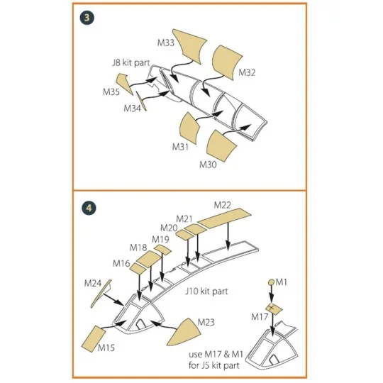 Me-410 B-1/U2/U4/R4 painting mask for Airfix kit, 1/72 - Clear Prop... Me-410 B-1/U2/U4/R4 painting mask for Airfix kit, 1/72 - Clear Prop...