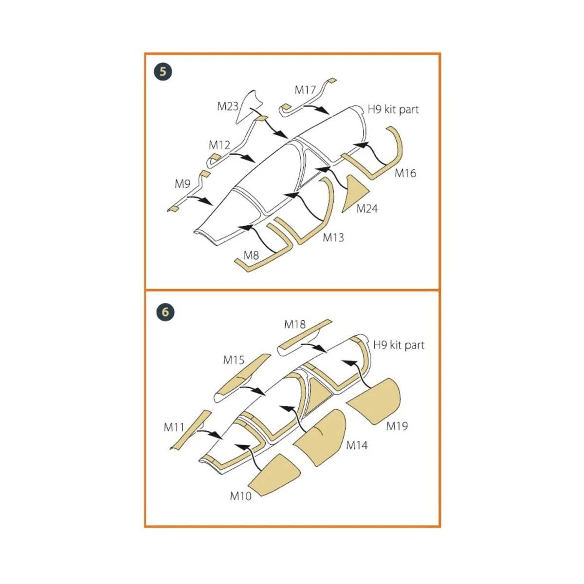 Mirage 2000D double-sided painting mask for Modelsvit kit 72075, 1/... Mirage 2000D double-sided painting mask for Modelsvit kit 72075, 1/...