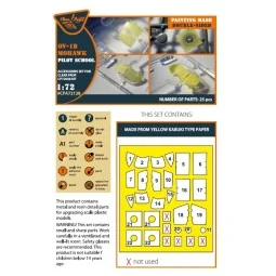 OV-1B Mohawk Pilot School painting mask for CP kit CP72038, 1/72 - ...