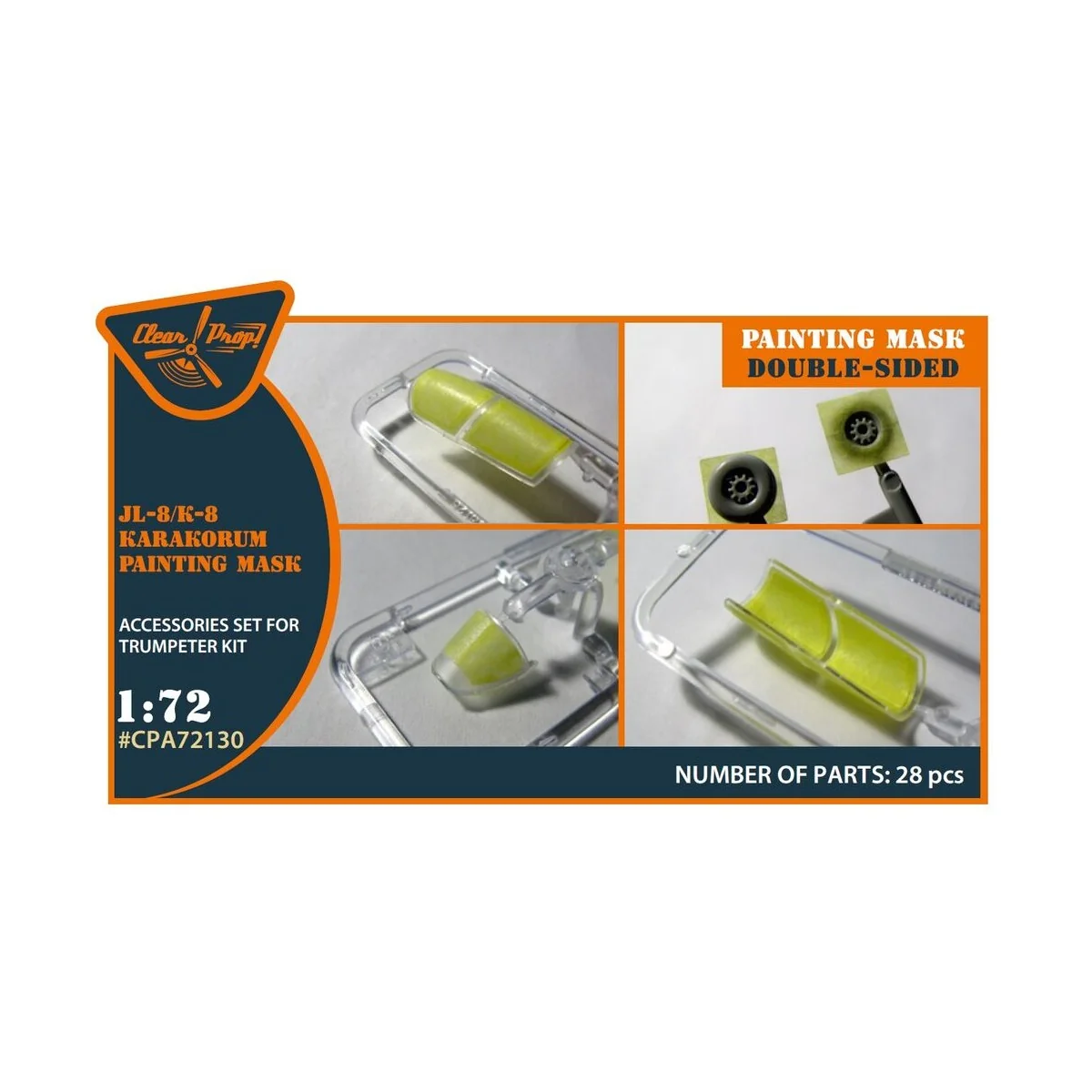 K-8/JL-8 Karakorum double-sided painting mask for Trumpeter kit, 1/... K-8/JL-8 Karakorum double-sided painting mask for Trumpeter kit, 1/...