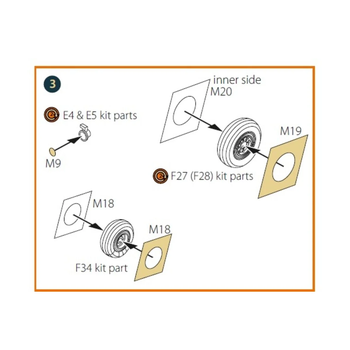 FC-1 Fierce Dragon double-sided painting mask for Trumpeter kit, 1/...