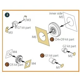 Chinese J-10B double-sided painting mask for Trumpeter kit 01651, 1...