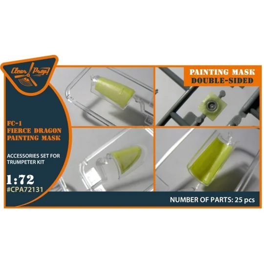 FC-1 Fierce Dragon double-sided painting mask for Trumpeter kit, 1/...