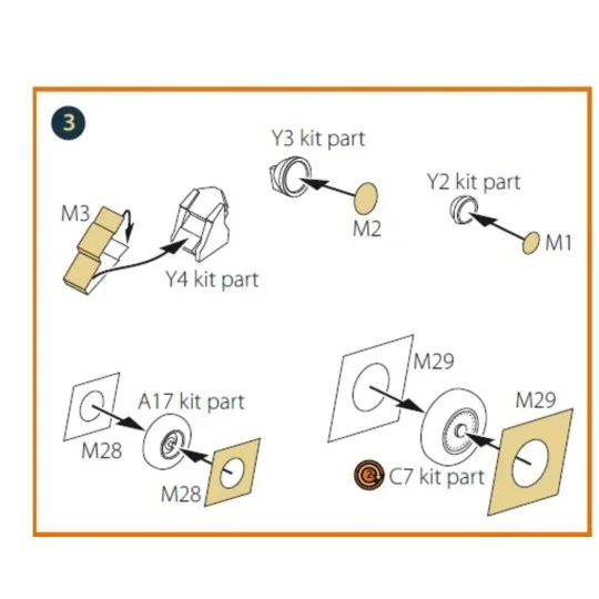 F-15C painting mask for Finemolds kits, 1/72 - Clear Prop Accessori...