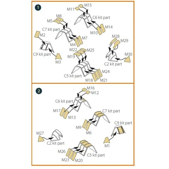 Vultee Vengeance Mk.I/IA painting mask for Dora Wings kit, 1/72 - C...