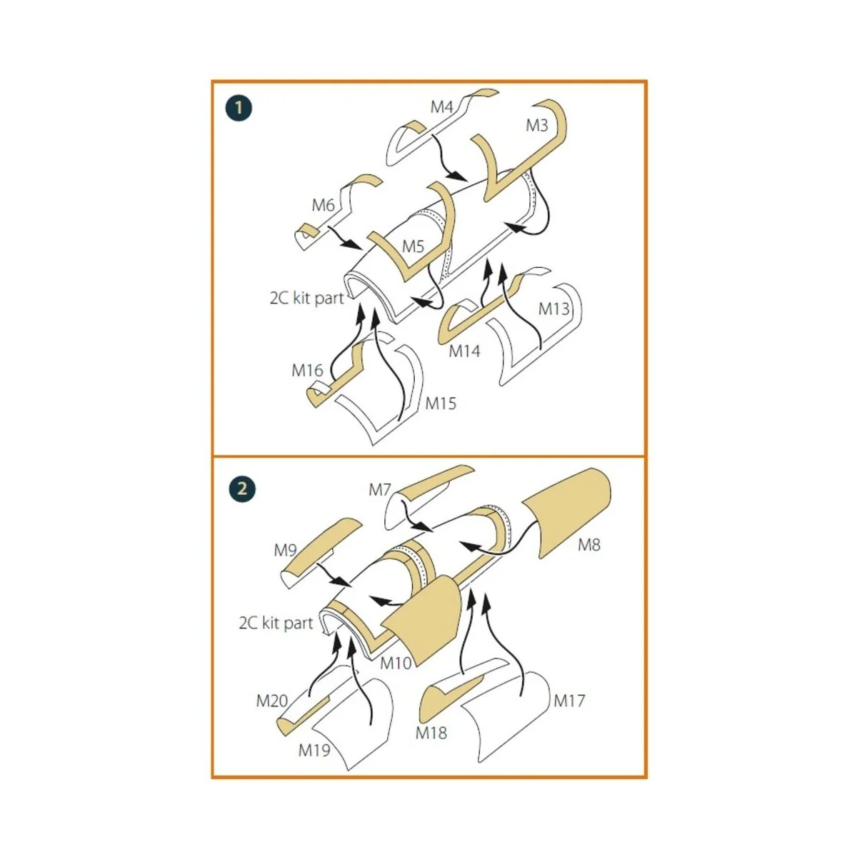AMX-T double-sided painting mask for Italeri kits, 1/72 - Clear Pro... AMX-T double-sided painting mask for Italeri kits, 1/72 - Clear Pro...