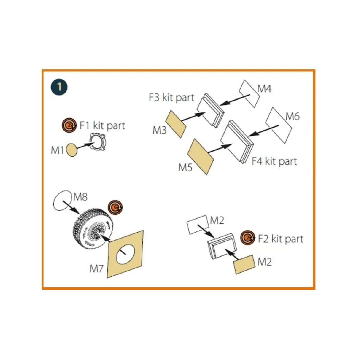 M142 Himars painting mask for Foreart kits, 1/72 - Clear Prop Acces... M142 Himars painting mask for Foreart kits, 1/72 - Clear Prop Acces...