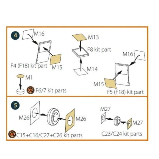 Noorduyn Norseman double-sided painting mask for Dora Wings kit, 1/... Noorduyn Norseman double-sided painting mask for Dora Wings kit, 1/...