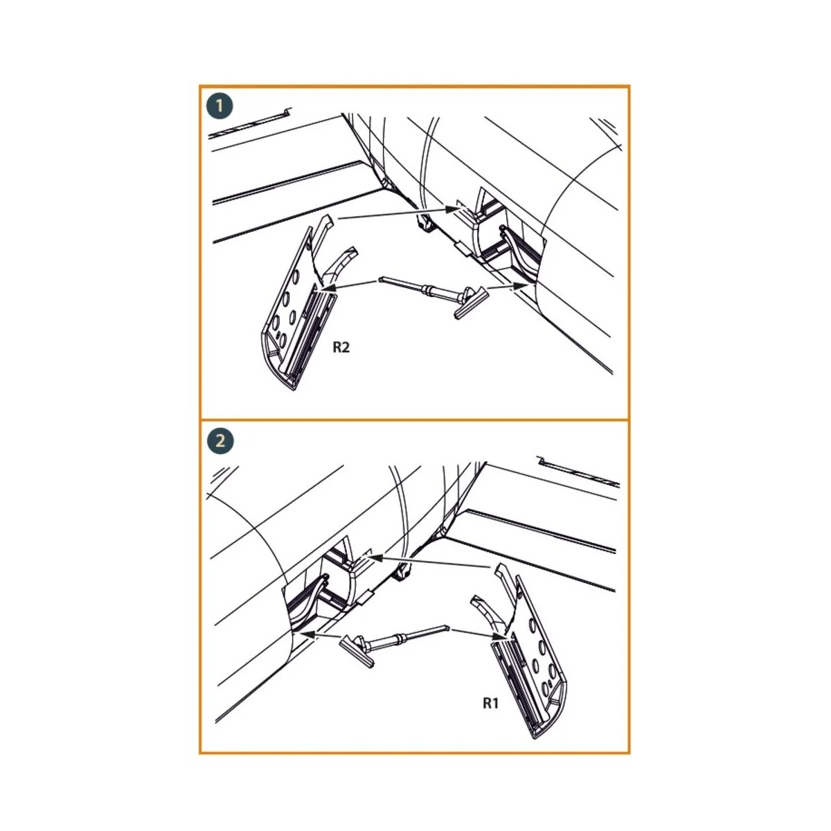 F-86A air brakes for CP kits, 1/72 - Clear Prop Accessories CPA72169 F-86A air brakes for CP kits, 1/72 - Clear Prop Accessories CPA72169