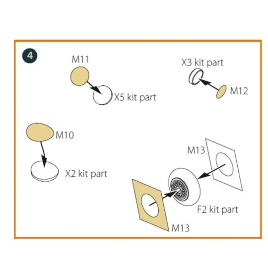 MiG-19P/PM/J-6A/J-6B painting mask for CP kits, 1/72 - Clear Prop A...