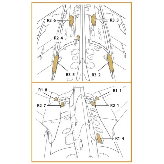 MiG-19P/PM Air intake for CP kits, 1/72 - Clear Prop Accessories CP... MiG-19P/PM Air intake for CP kits, 1/72 - Clear Prop Accessories CP...