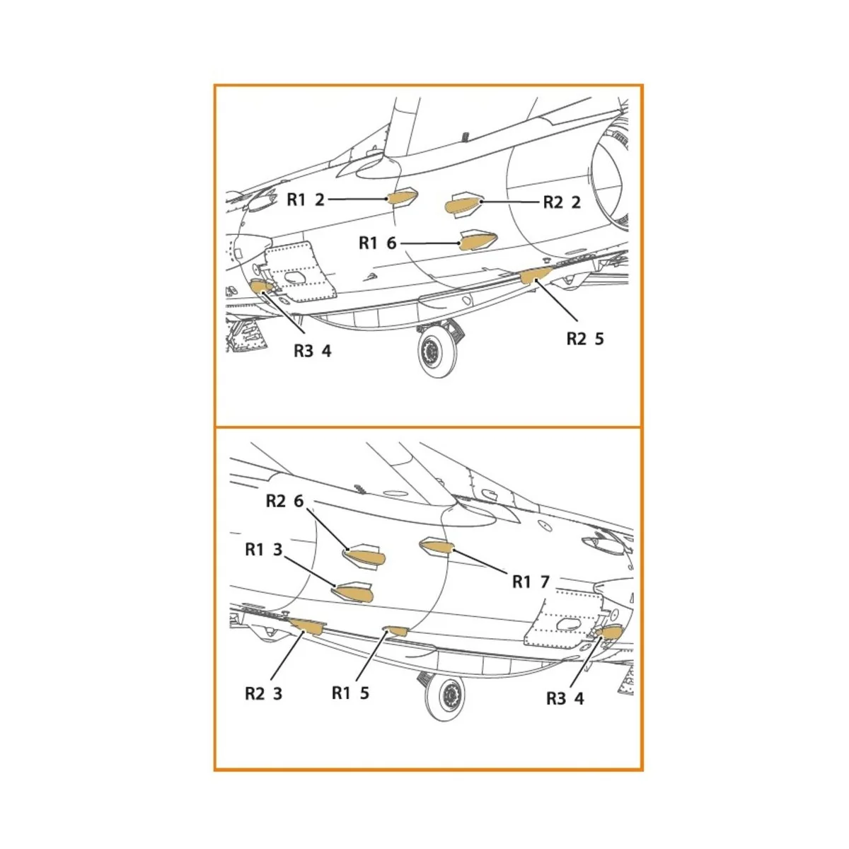 MiG-19P/PM Air intake for CP kits, 1/72 - Clear Prop Accessories CP... MiG-19P/PM Air intake for CP kits, 1/72 - Clear Prop Accessories CP...