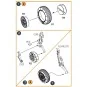 MiG-19 wheel set for CP kits, 1/72 - Clear Prop Accessories CPA72175