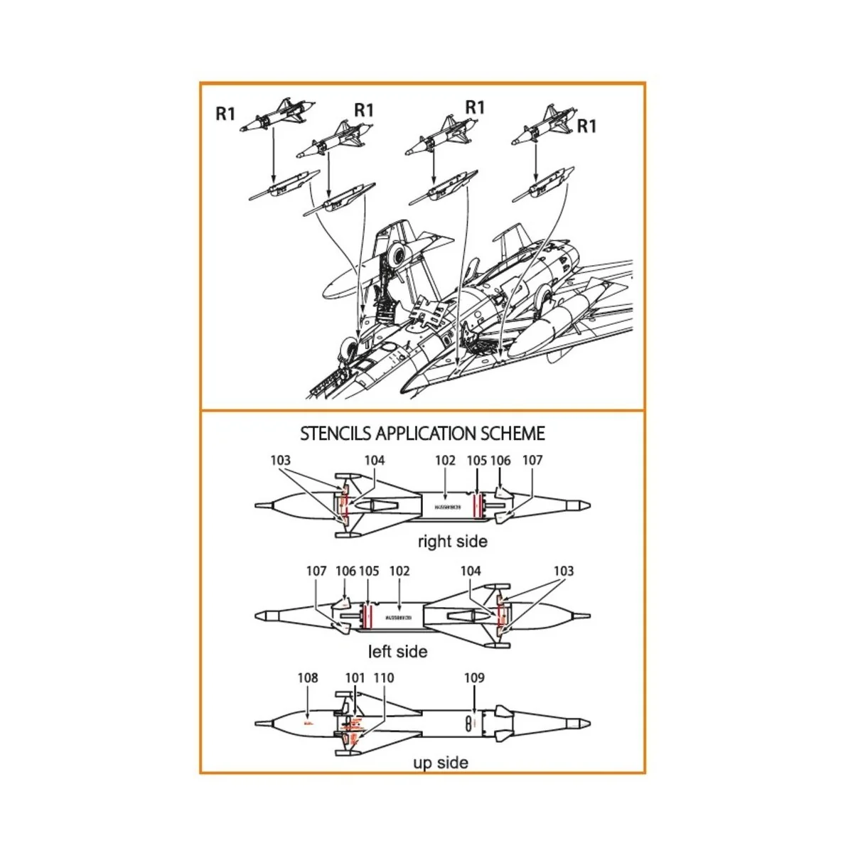 RS-2U/US (4pcs) used on the following airplanes: MiG-19PM/PML, MiG-...