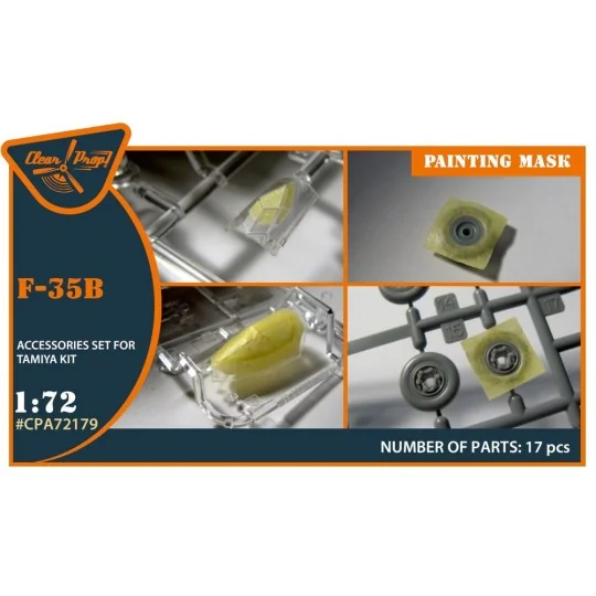 F-35B painting mask for Tamiya kit, 1/72 - Clear Prop Accessories C... F-35B painting mask for Tamiya kit, 1/72 - Clear Prop Accessories C...