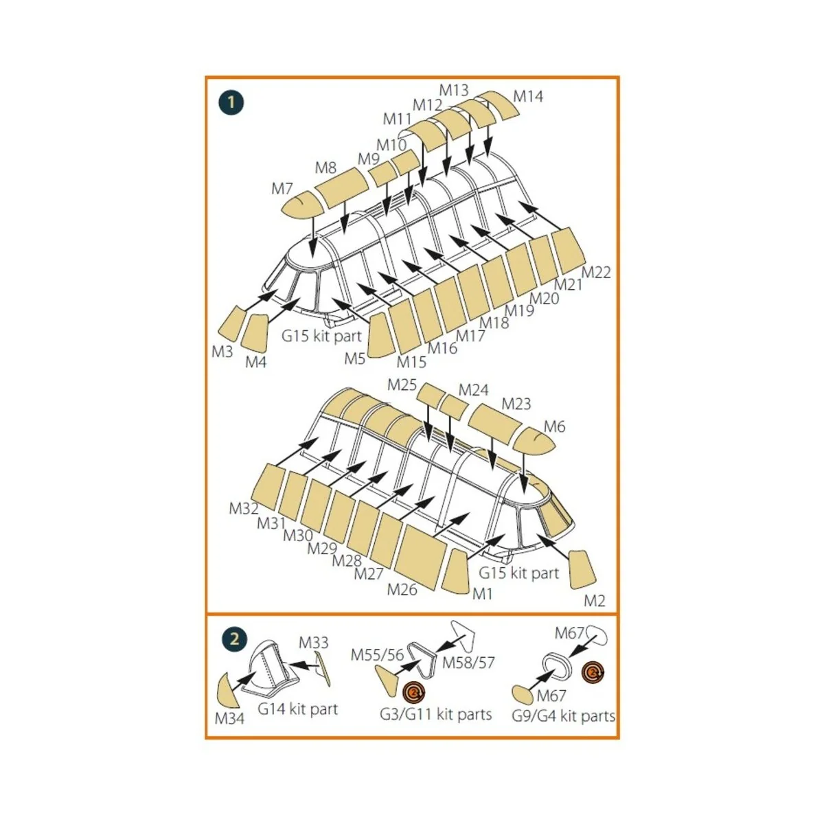 TBM-3/TBF-1C Avenger painting mask for Hobby Boss kit, 1/72 - Clear... TBM-3/TBF-1C Avenger painting mask for Hobby Boss kit, 1/72 - Clear...
