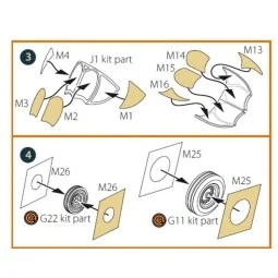 A-6A/E/E Tram Intruder double-sided painting mask for Trumpeter kit...