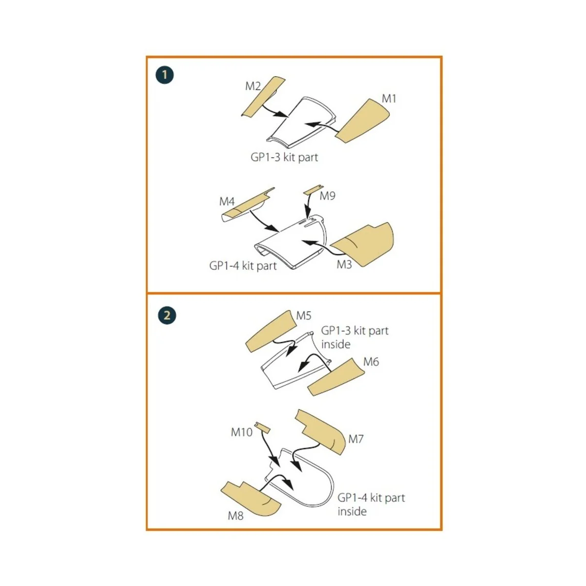 Mirage-2000C double-sided painting mask for Dream Model kits, 1/72 ...
