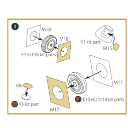 Su-17M3/4 double-sided painting mask for Modelsvit kit, 1/72 - Clea...