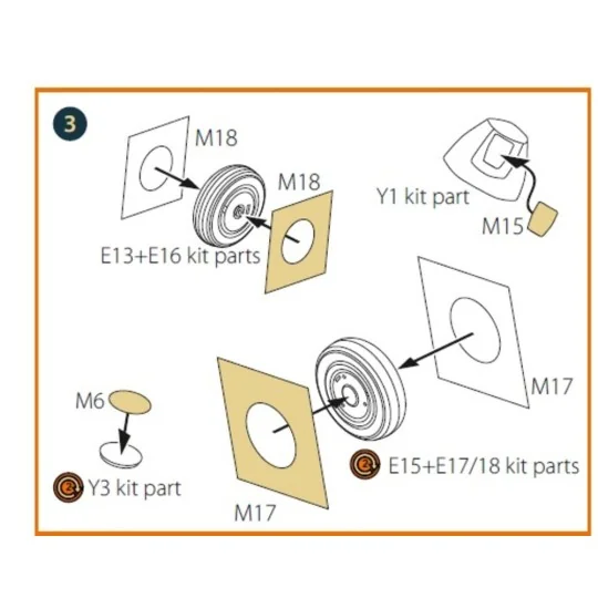 Su-17M3/4 double-sided painting mask for Modelsvit kit, 1/72 - Clea...