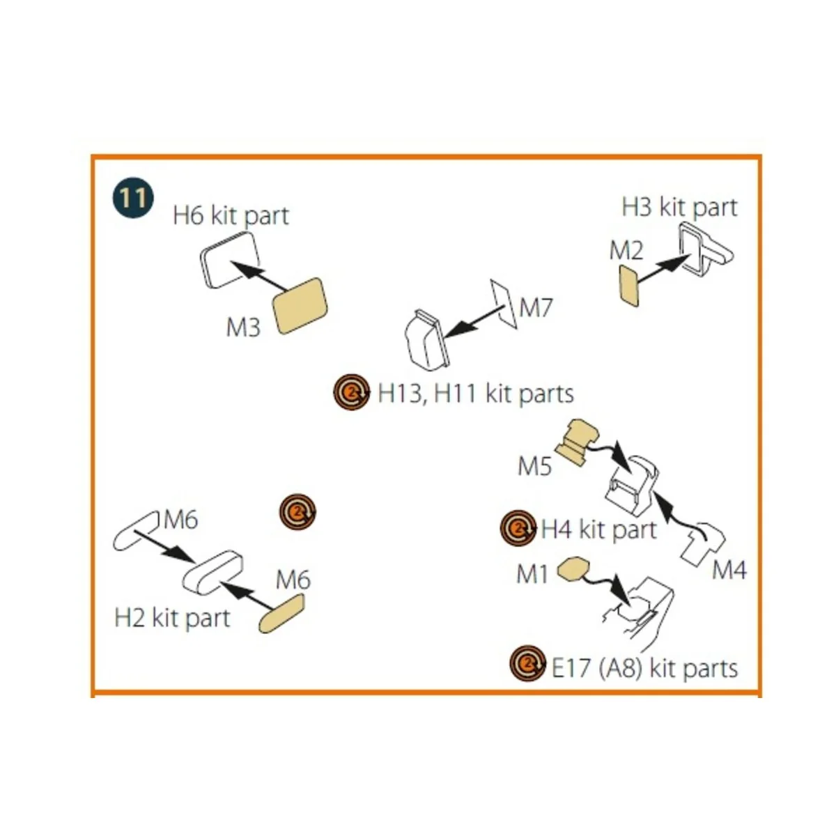 Mirage 2000B/N double-sided painting mask for Modelsvit kit, 1/72 -... Mirage 2000B/N double-sided painting mask for Modelsvit kit, 1/72 -...